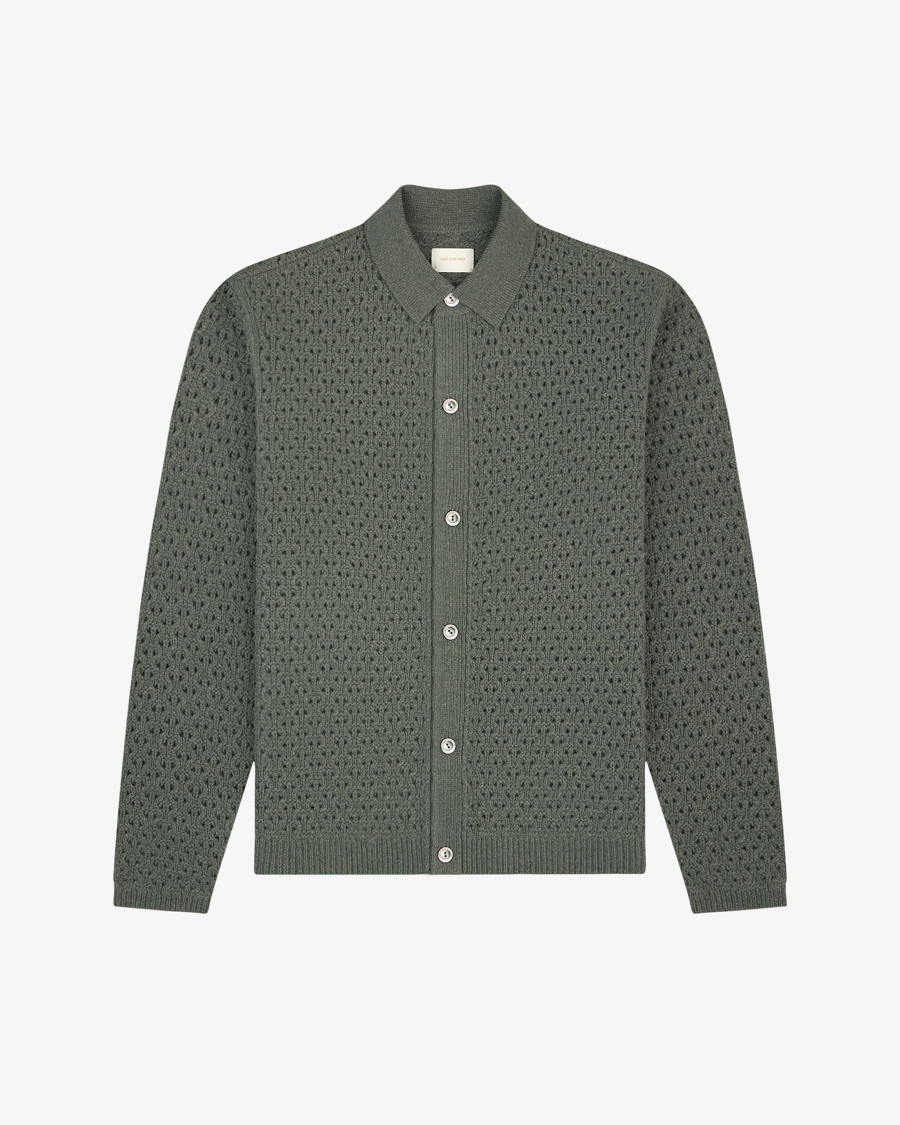 AIME LEON DORE ニットカーディガン Aime Leon Dore Quilted Patchwork Cardigan MULTI size Medium S/S 21