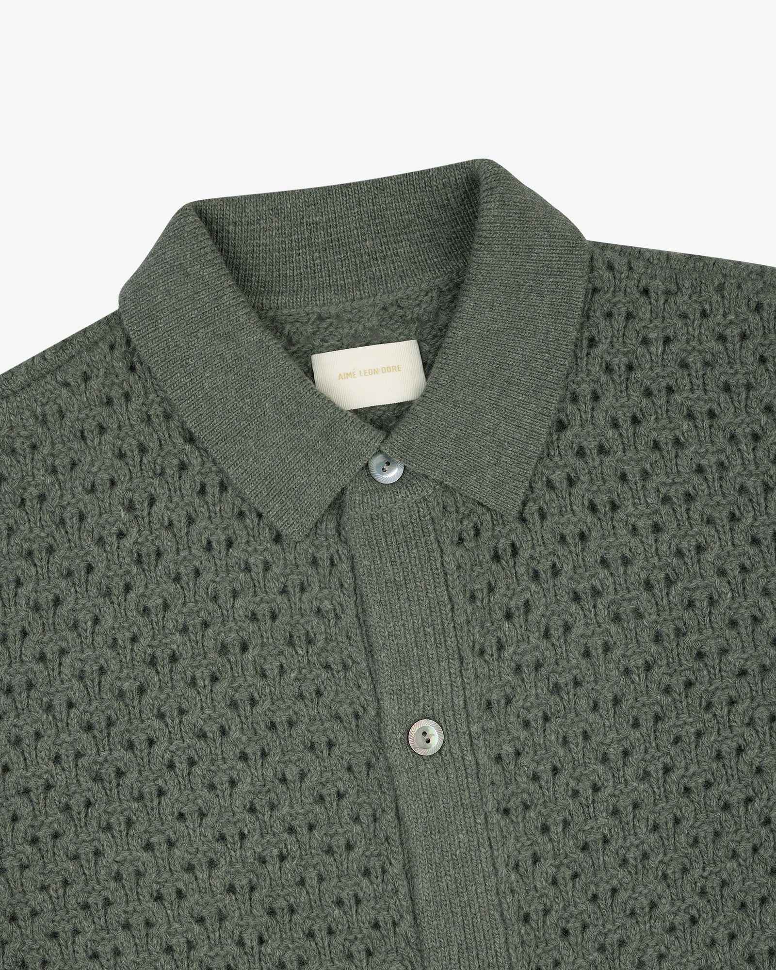 Knit Polo Cardigan – Aimé Leon Dore