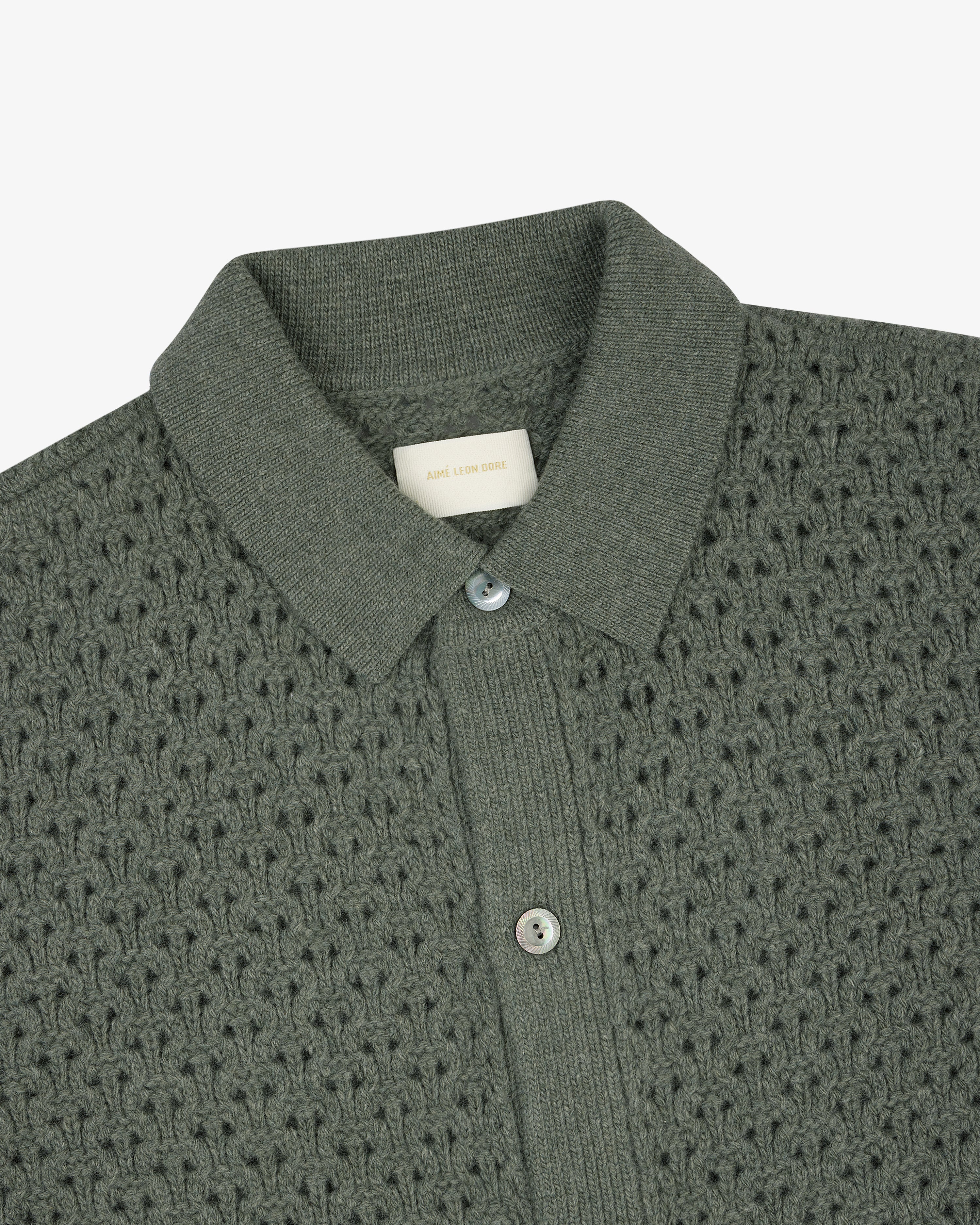 Knit Polo Cardigan – Aimé Leon Dore