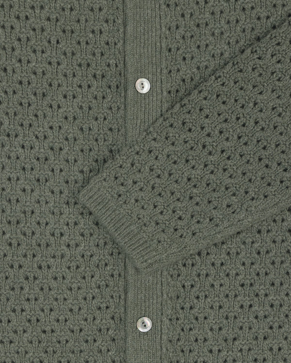 Knit Polo      Cardigan
