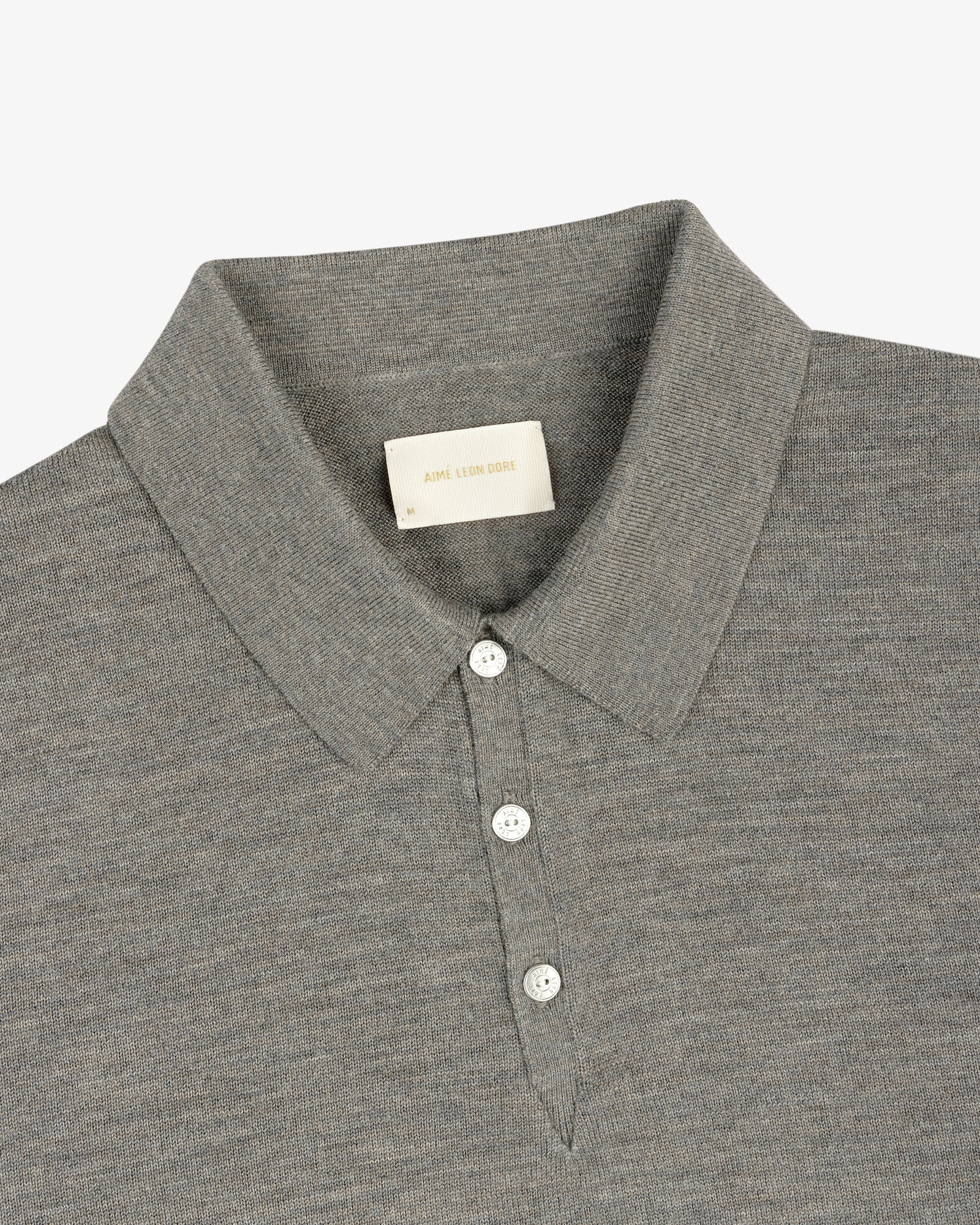 Long-Sleeve Merino Polo – Aimé Leon Dore