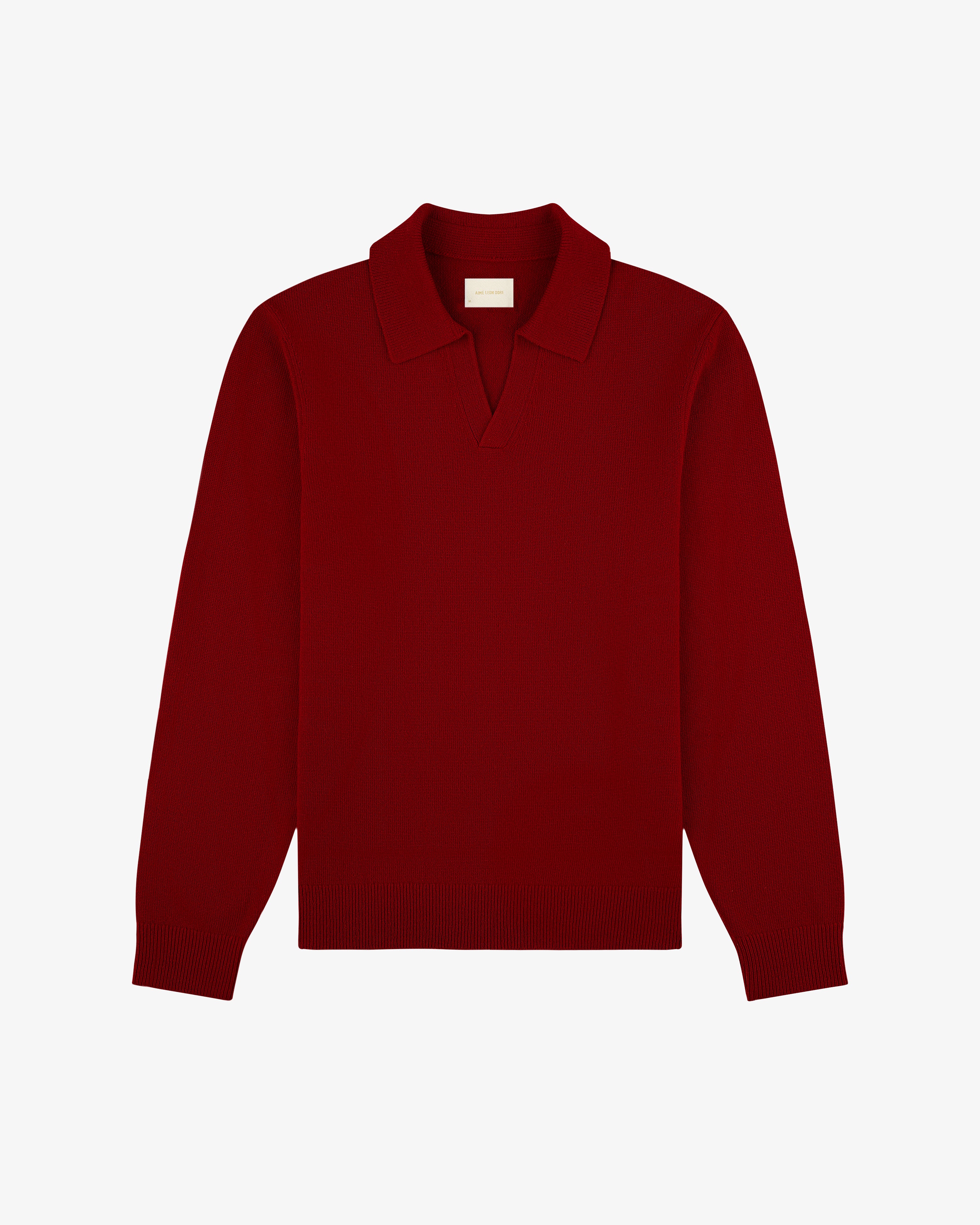 Wool Knit Polo Sweater – Aimé Leon Dore