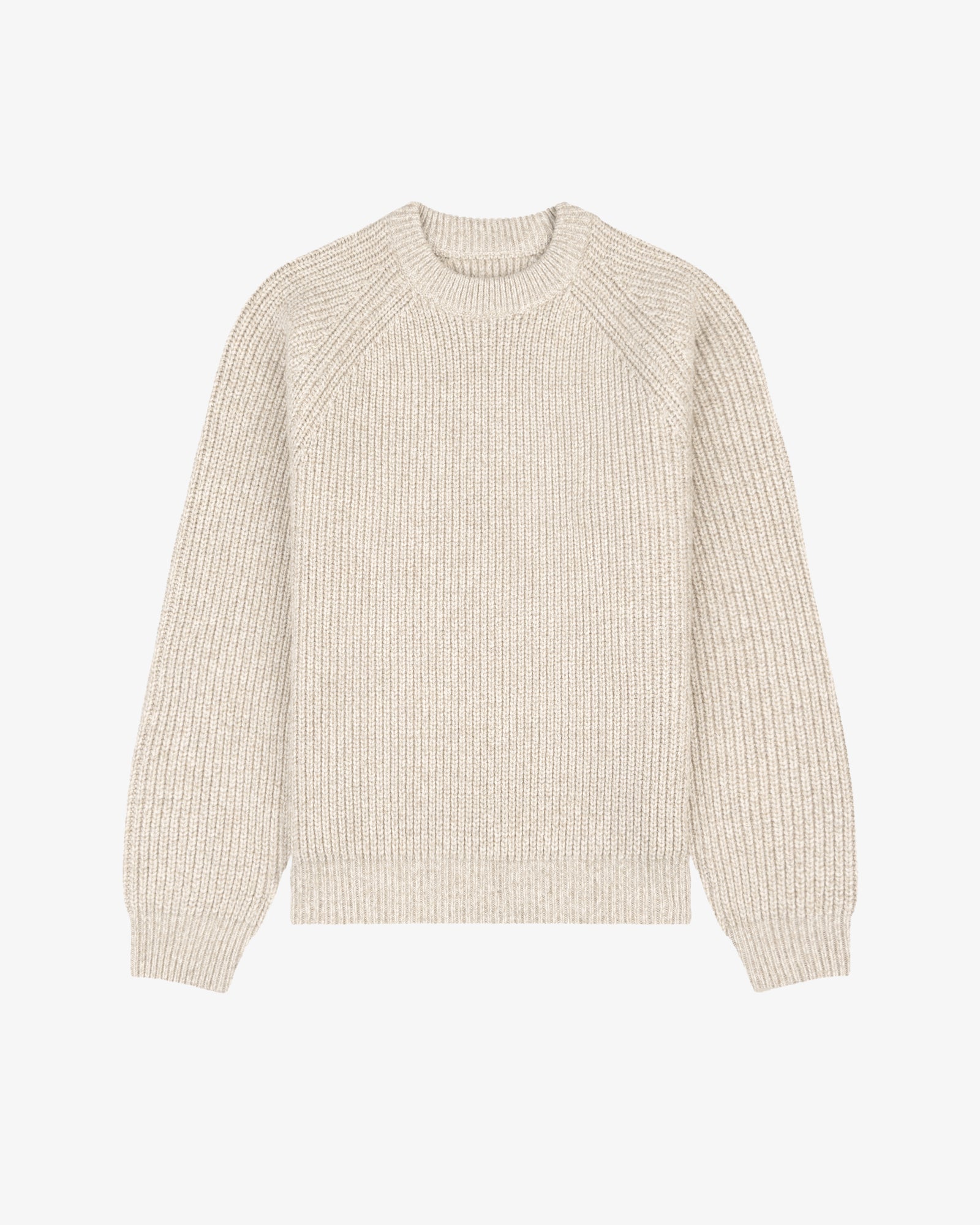 Heavyweight Shaker Stitch Crewneck