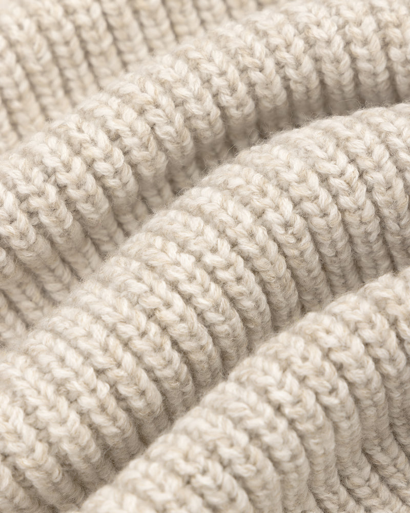 Heavyweight Shaker Stitch Crewneck