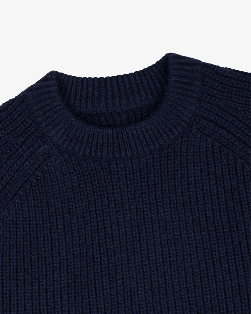 Heavyweight Shaker Stitch Crewneck