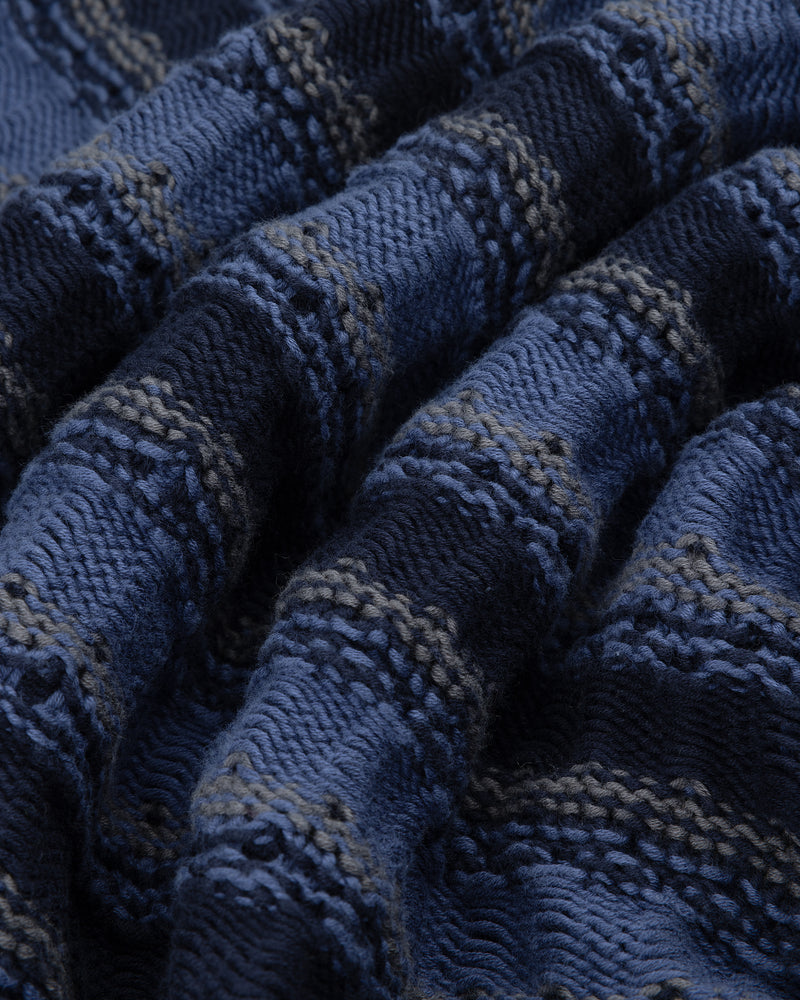 Jacquard Striped Cardigan