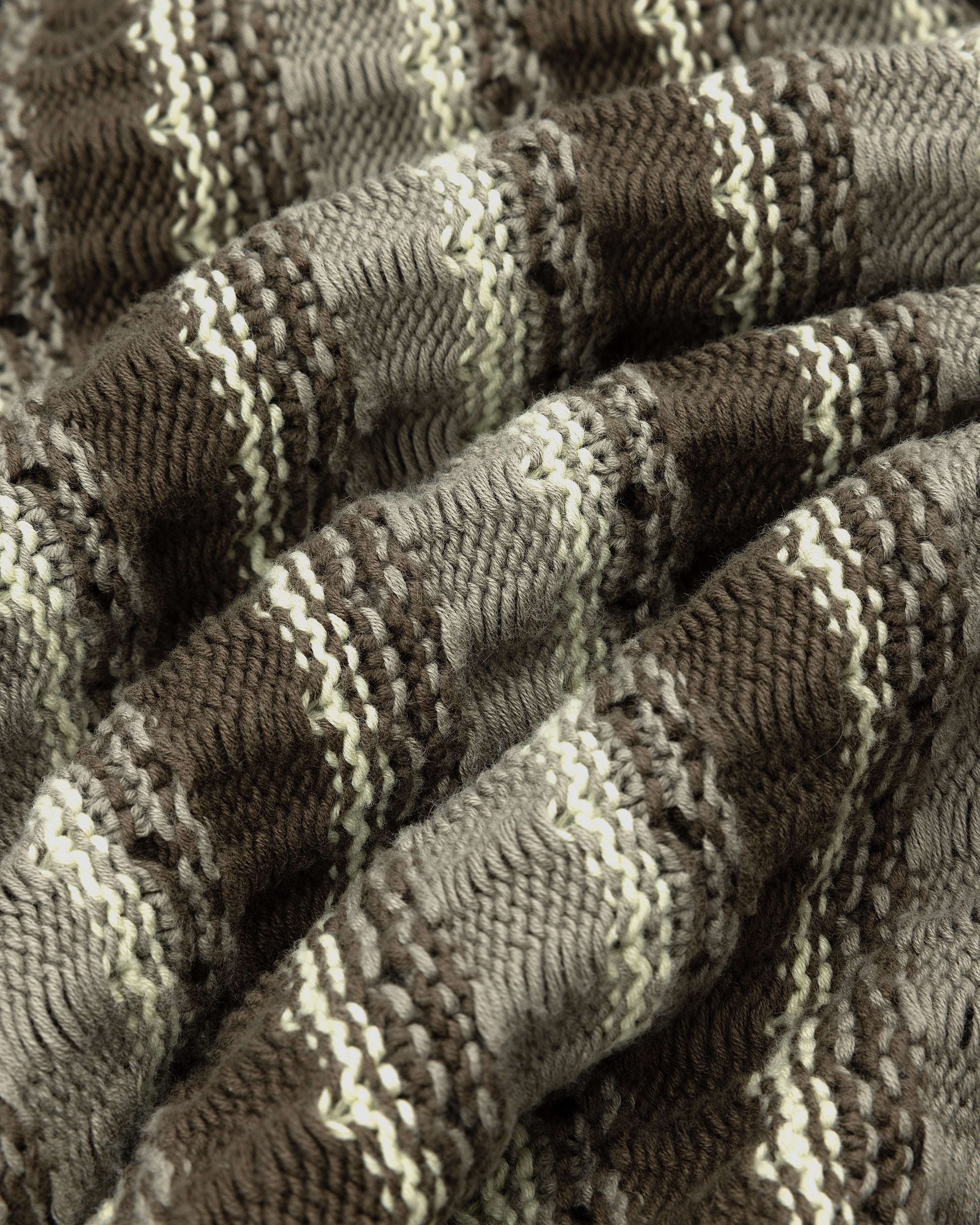 Jacquard Striped Cardigan