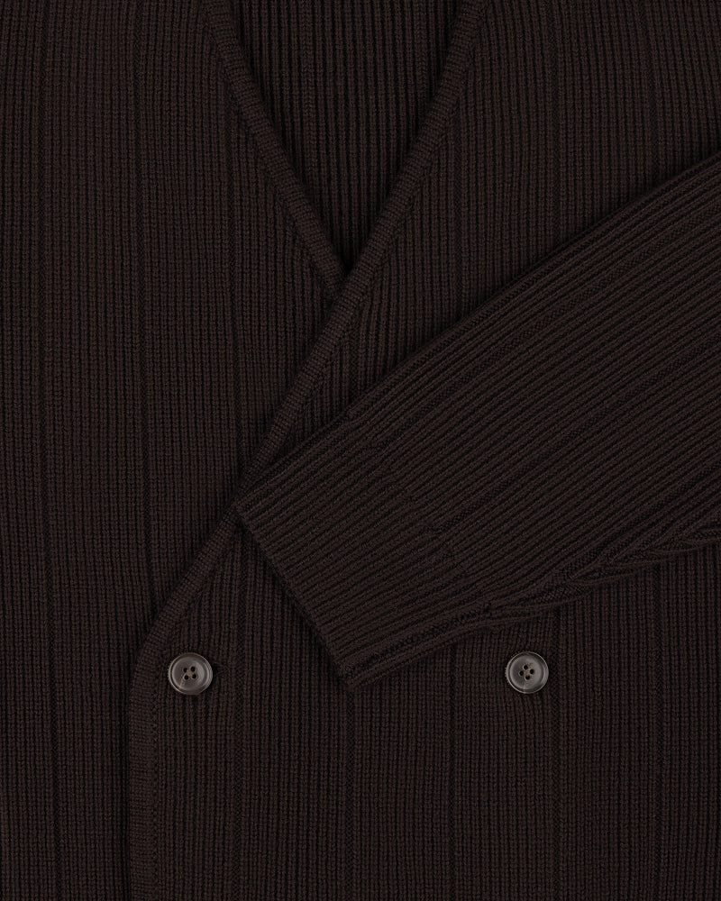 Double-Breasted Merino     Cardigan