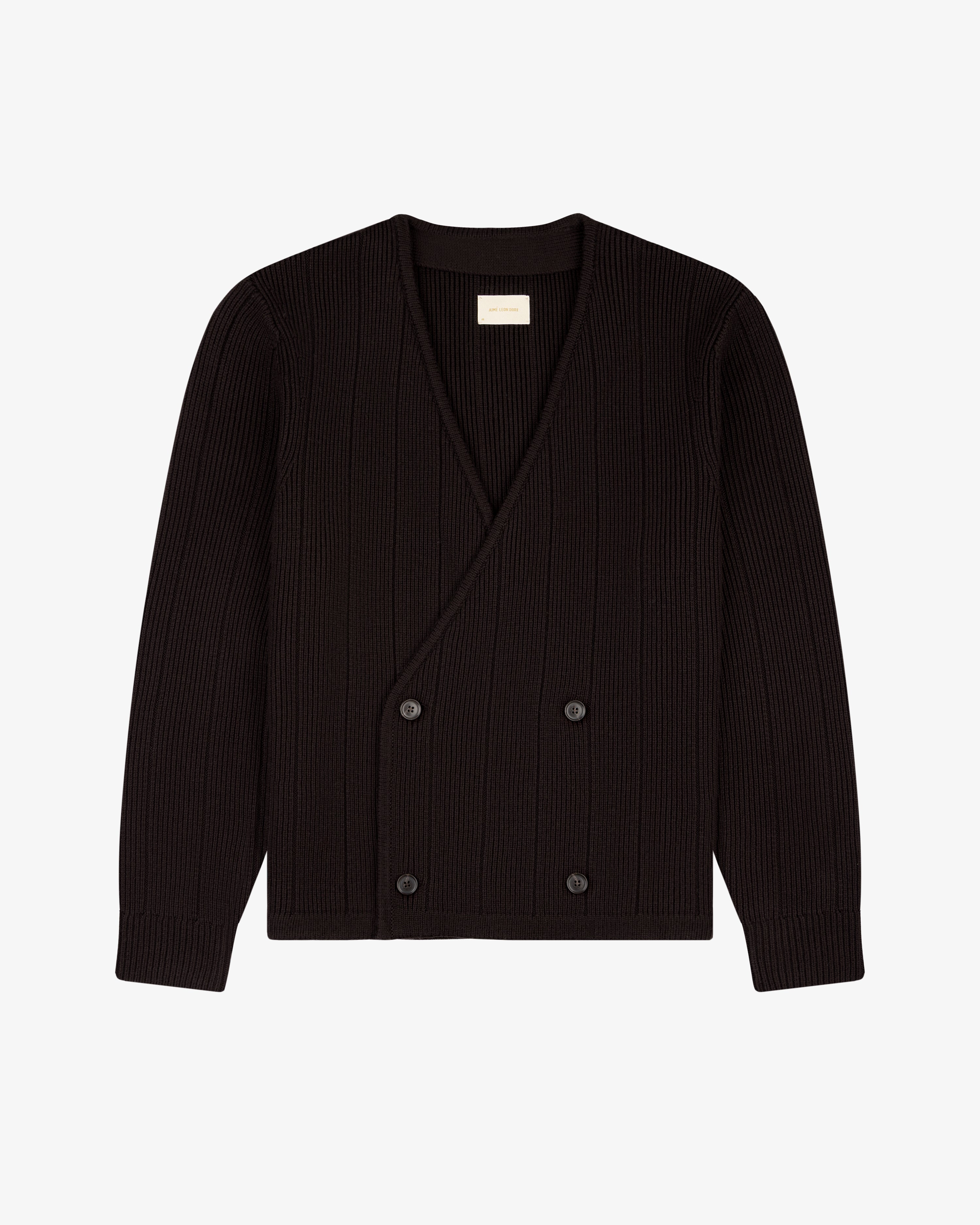 Double-Breasted Merino Cardigan – Aimé Leon Dore