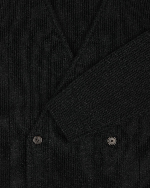 Double-Breasted Merino     Cardigan