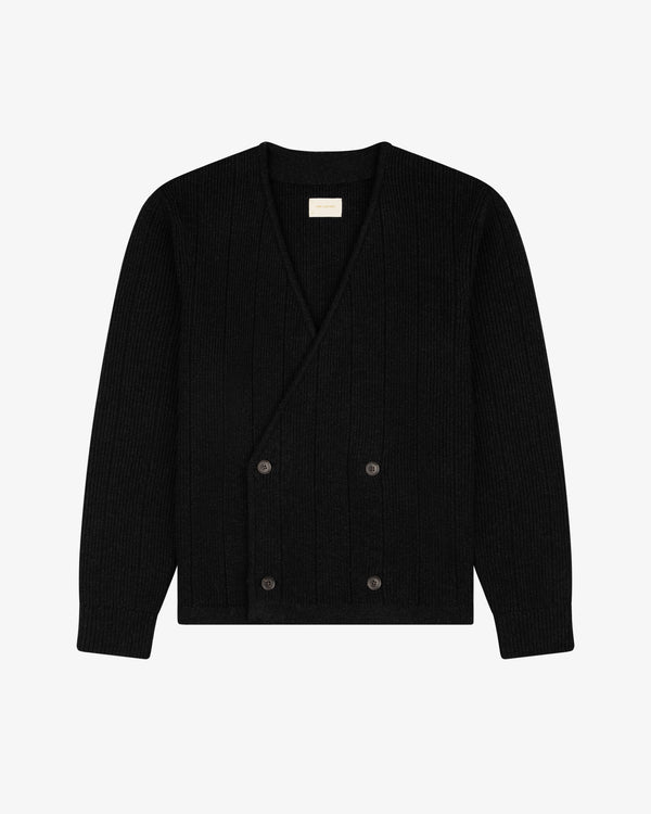 Double-Breasted Merino     Cardigan