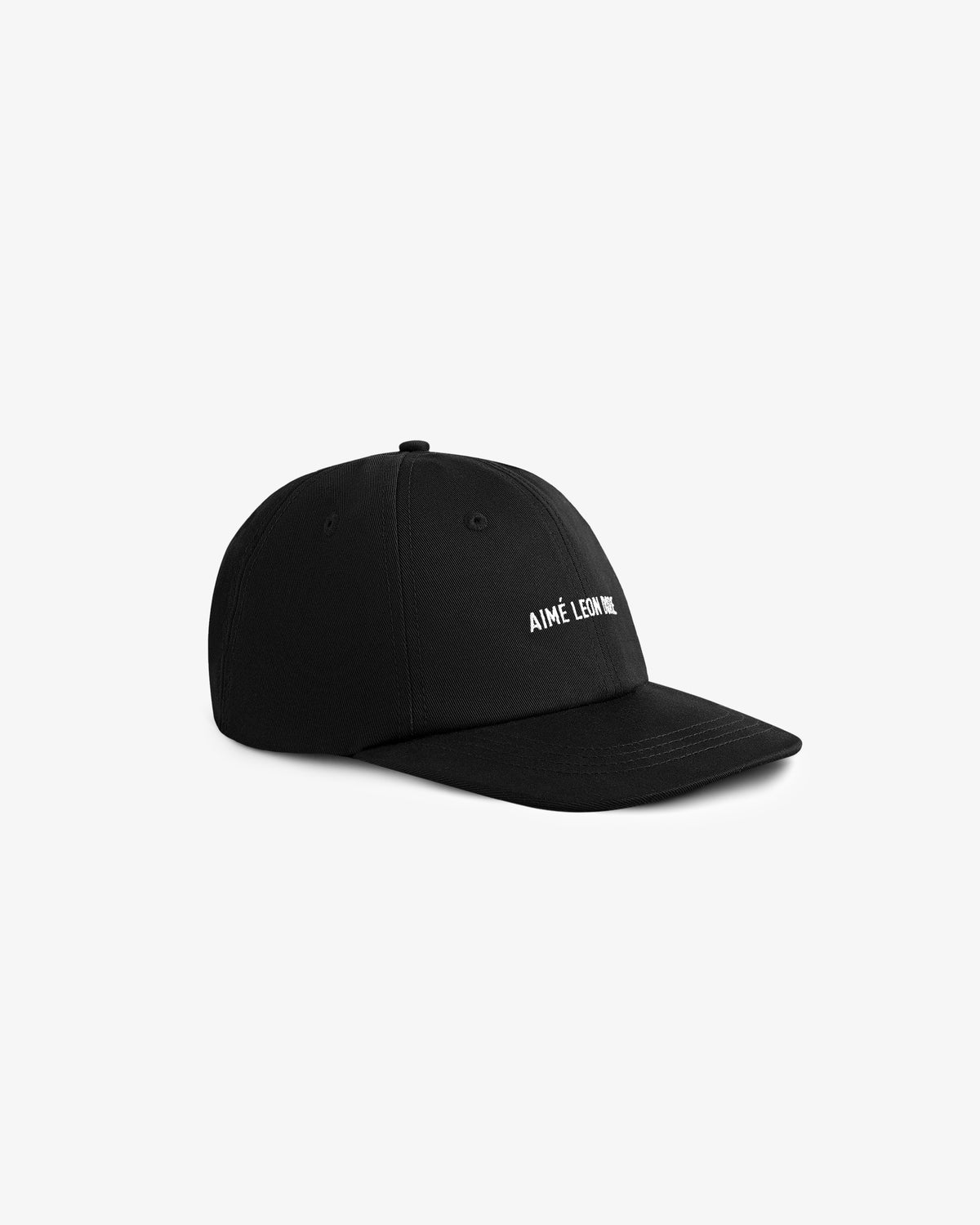 Core Logo Hat in black with white AIMÉ LEON DORE embroidery on front, displayed against a plain white background.