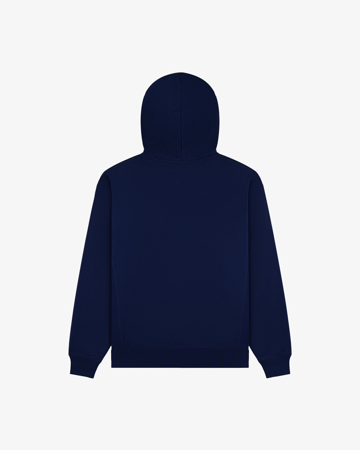 Navy blue Tonal Logo Hoodie shown from the back, featuring long sleeves and no visible designs or logos.
