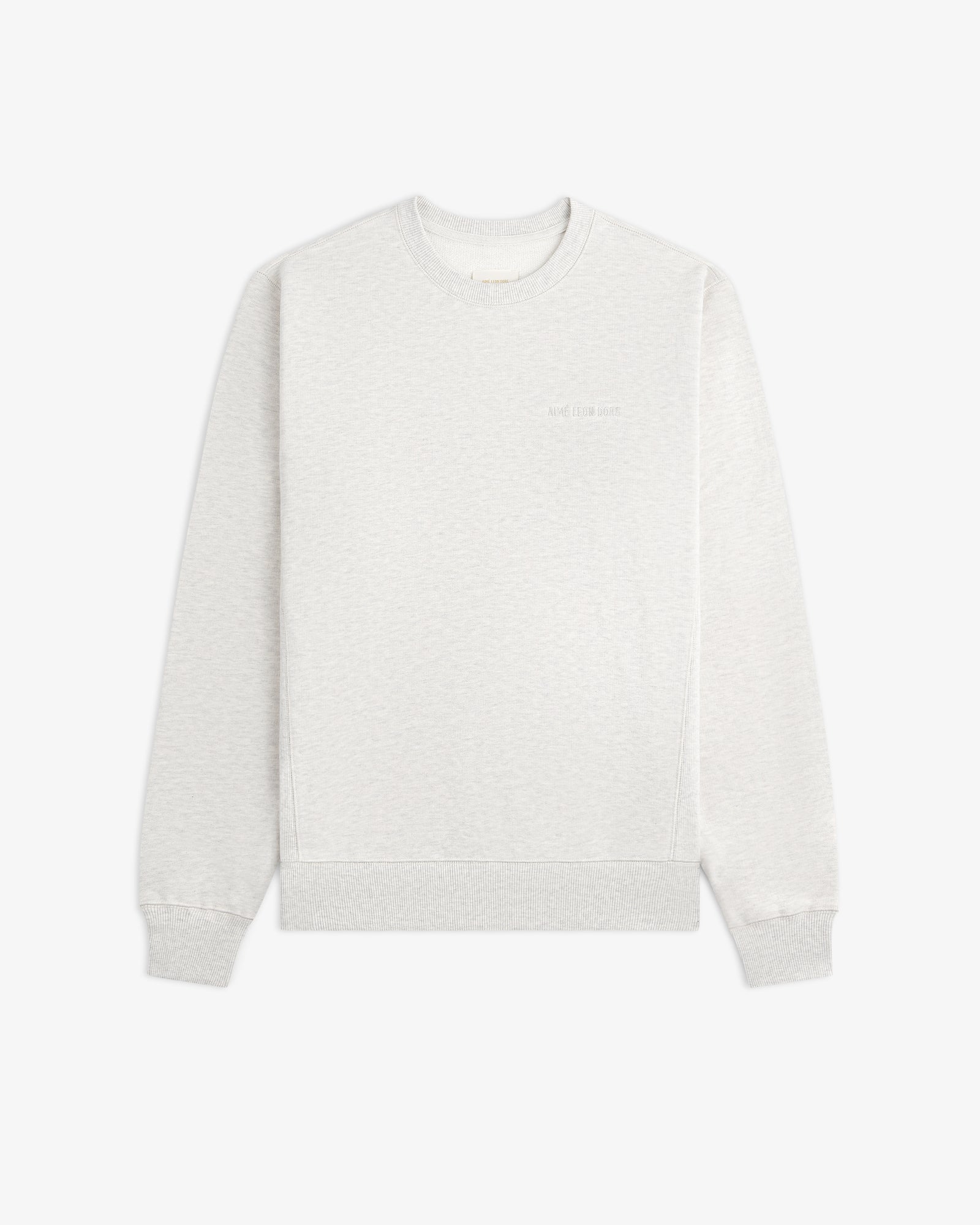 Aime leon dore oatmeal スウェット Tonal Logo Crewneck Sweatshirt – Aimé Leon Dore