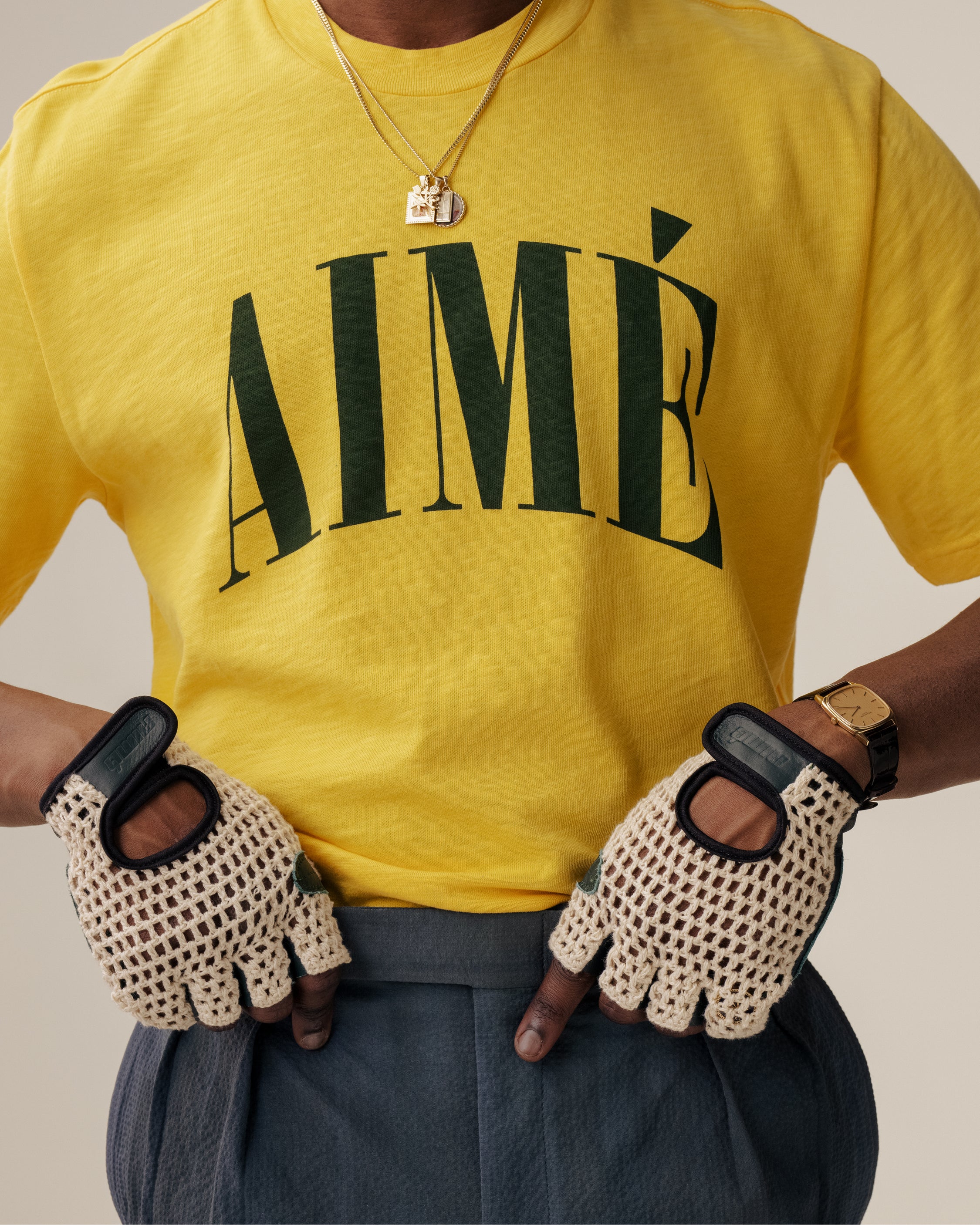aime leon dore slub pocket tee