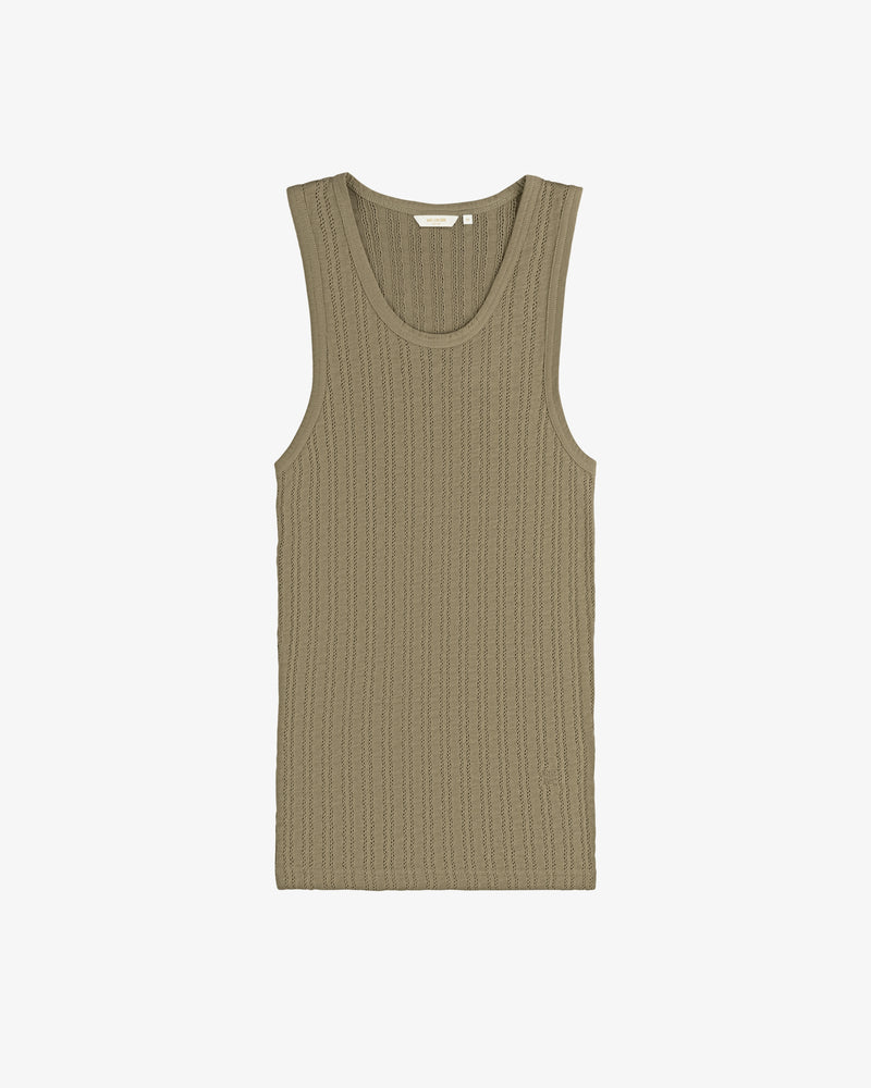 Eyelet Tank Top