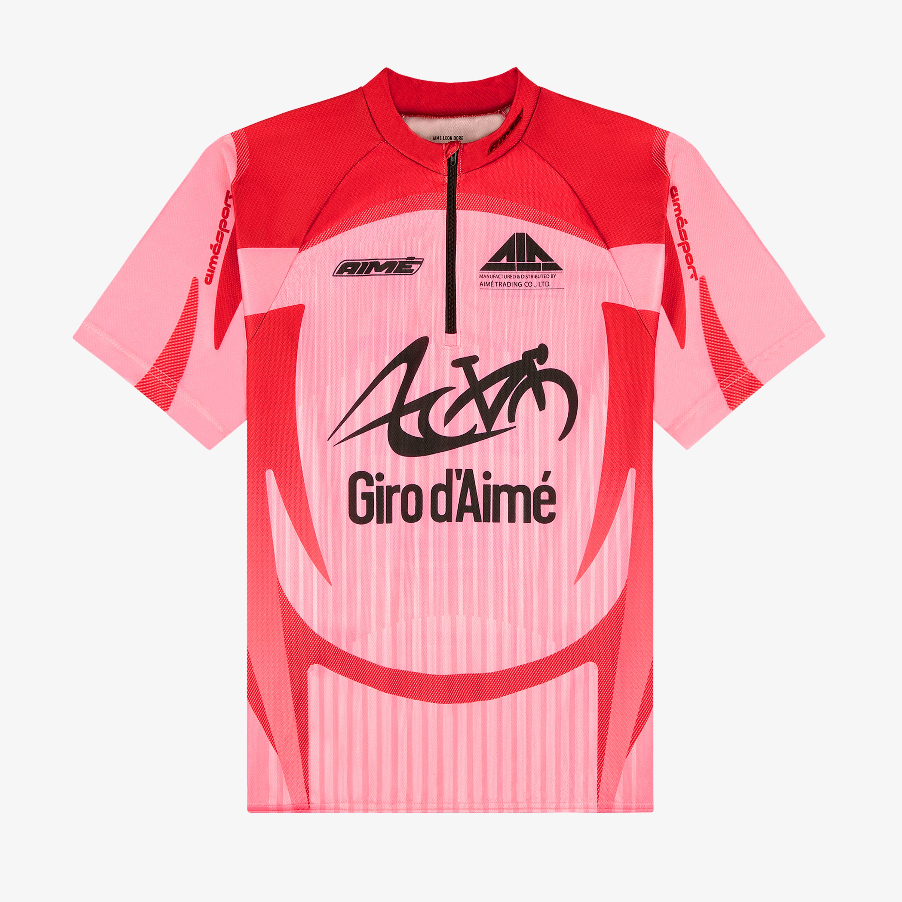 AIME LEON DORE サイクリングニットジャージ S Aime Leon Dore Knit Long-Sleeve Cycling Jersey - Black | eBay