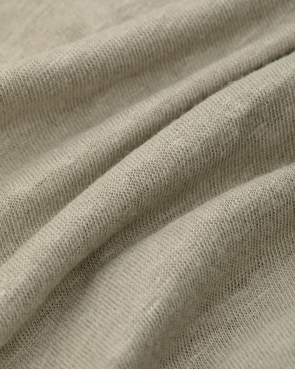 Long-Sleeve Linen Tee