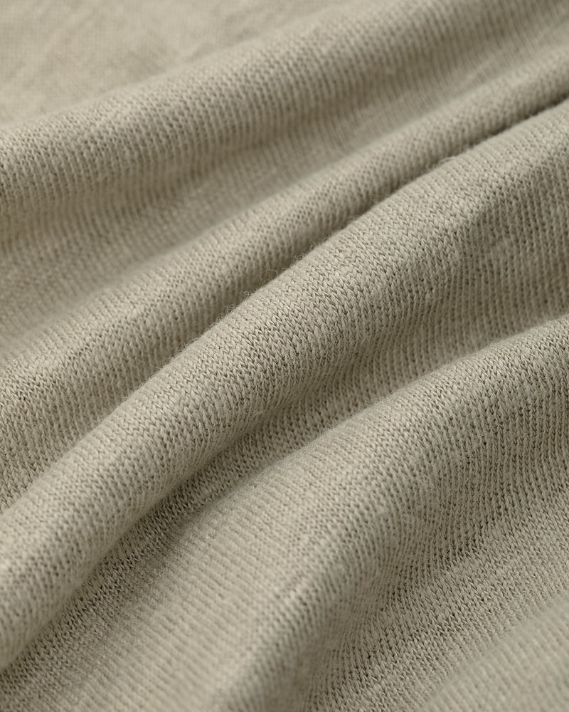 Long-Sleeve Linen Tee