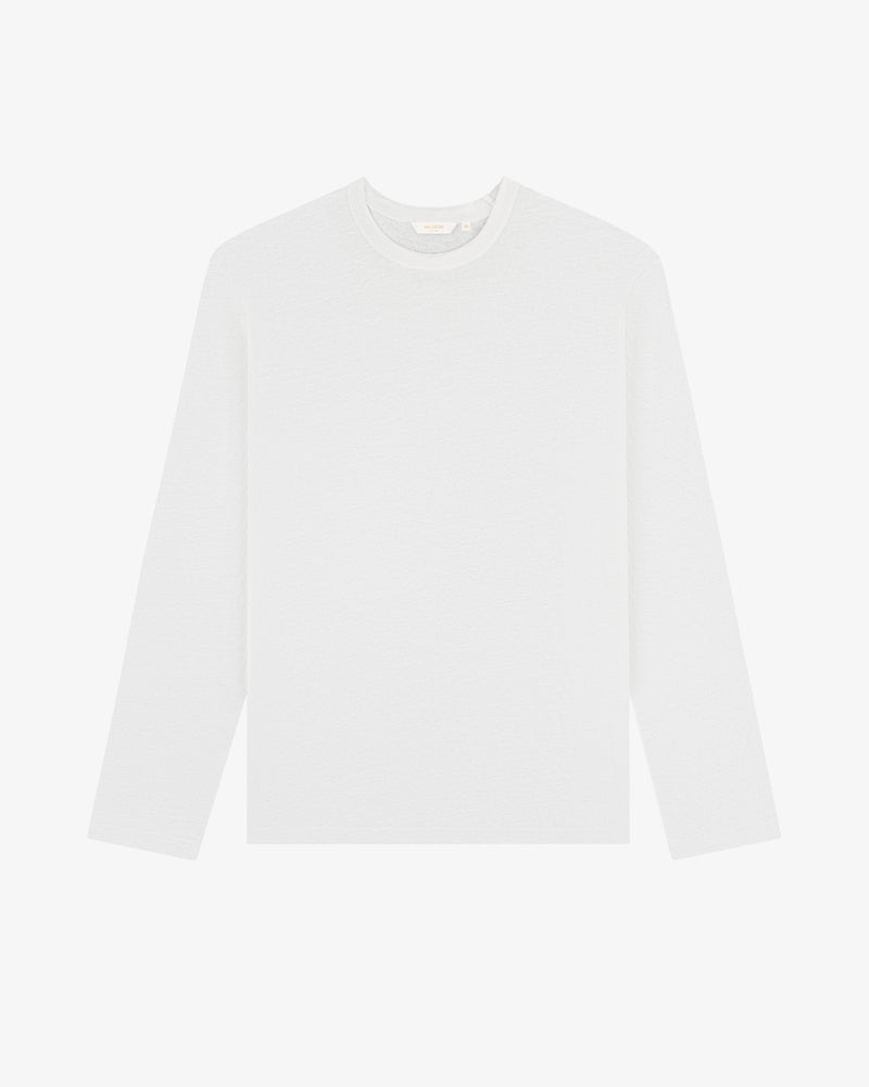 Long-Sleeve Linen Tee