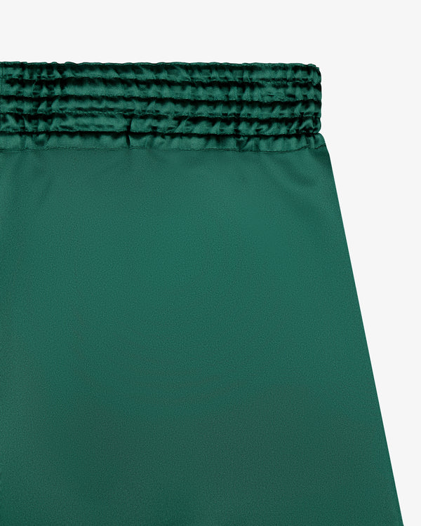 Dark green Sparring Short with elastic waistband, shown against a white background.