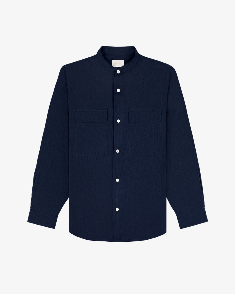 Collarband Safari Shirt