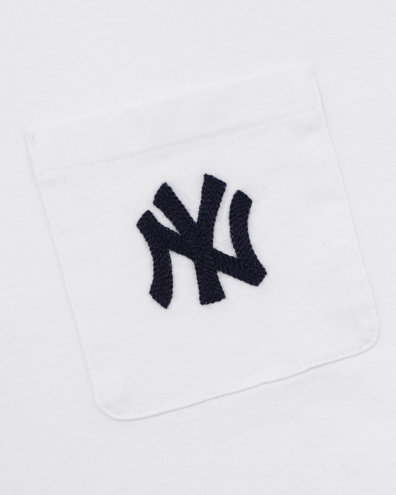 Yankees Chainstitch Pocket Tee