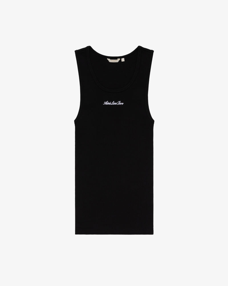 Embroidered Logo Tank   Top