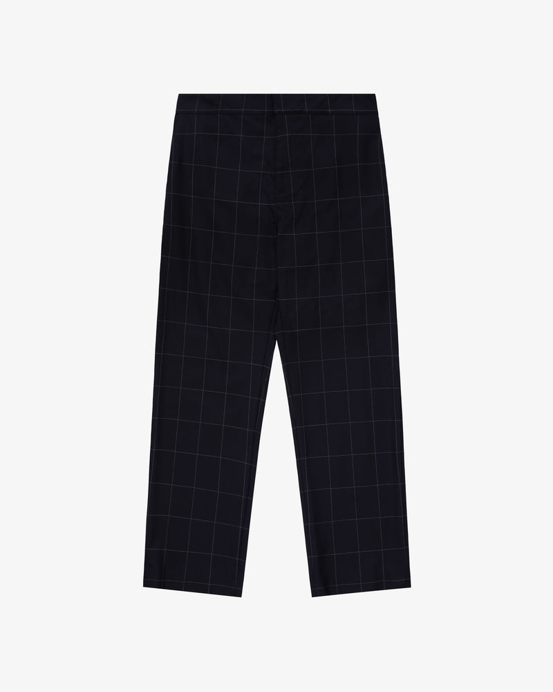 Windowpane Elasticated Waist Suit Trouser