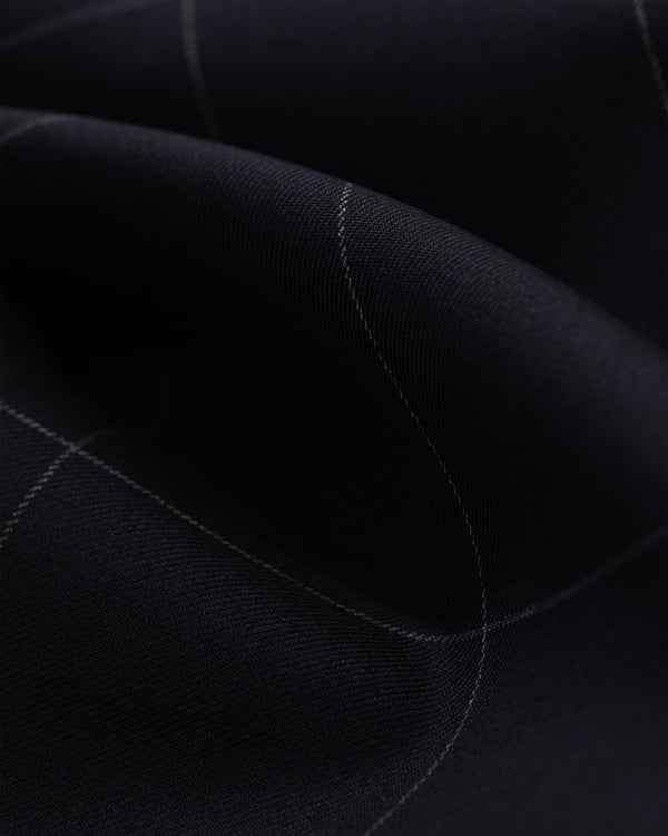 Windowpane Elasticated Waist Suit Trouser