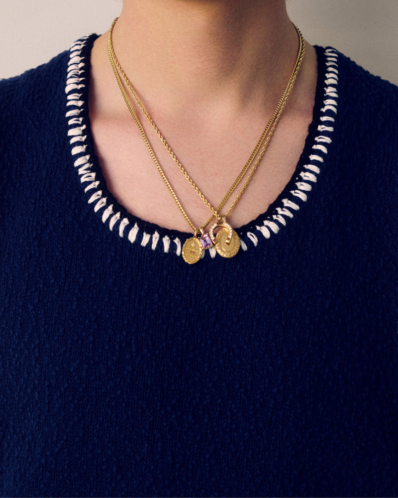 14Kt Gold Gemstone Pendant