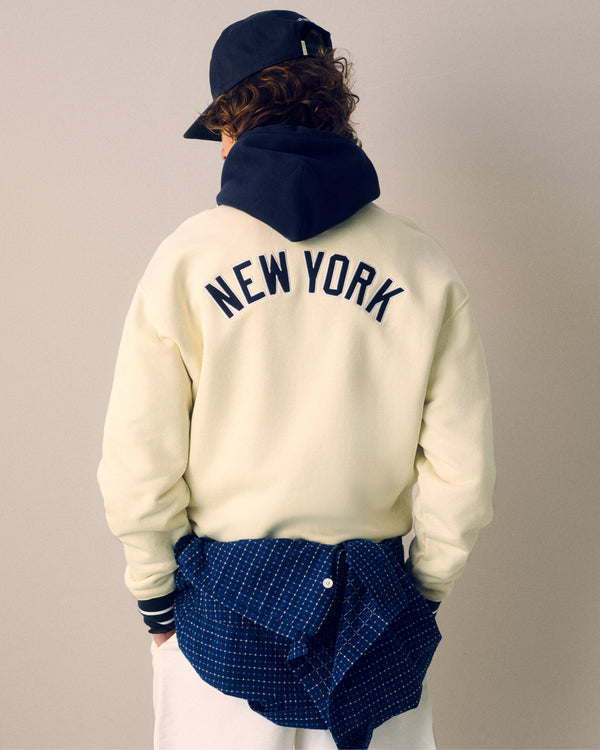 ALD / New York Yankees Quarter Zip Pullover