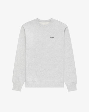 Micro   Logo  Crewneck   Sweatshirt