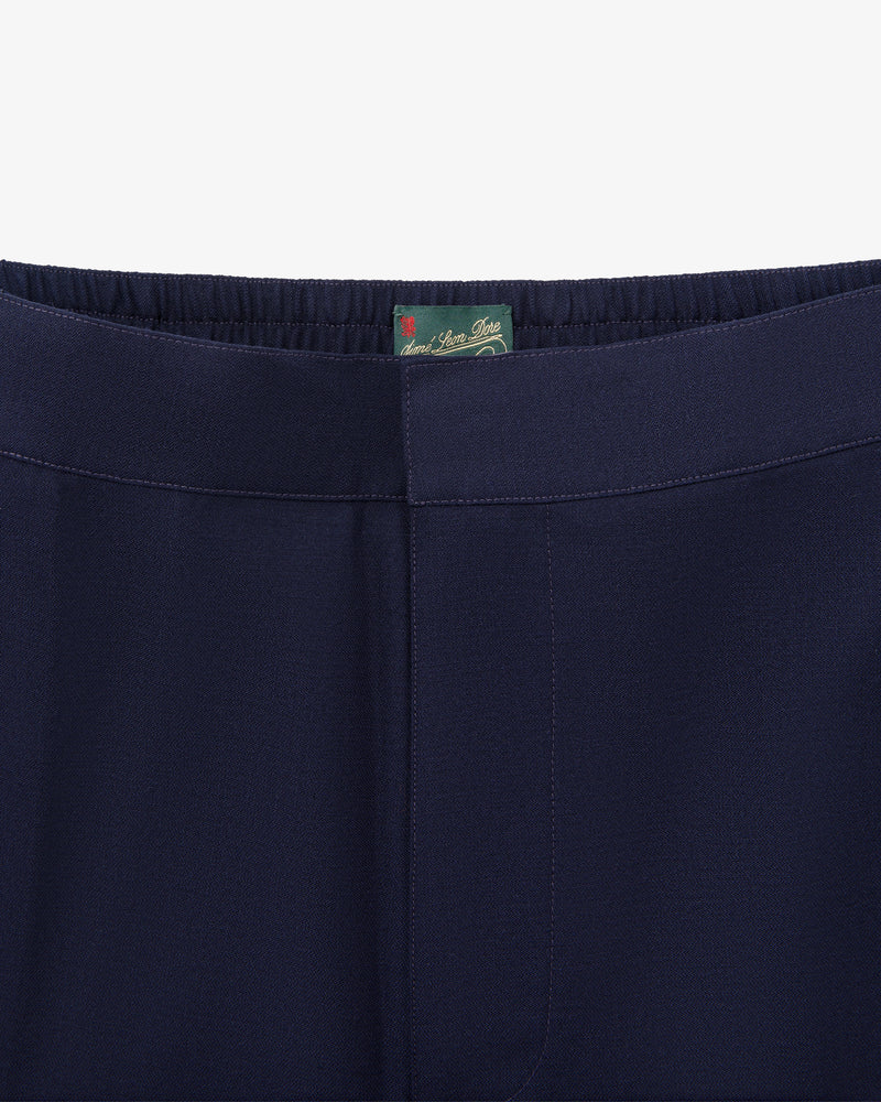 Tropical   Wool   Elasticated   Waist   Suit   Trouser