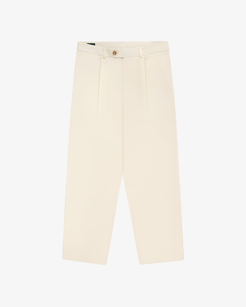 Single-Pleated    Gabardine    Trouser