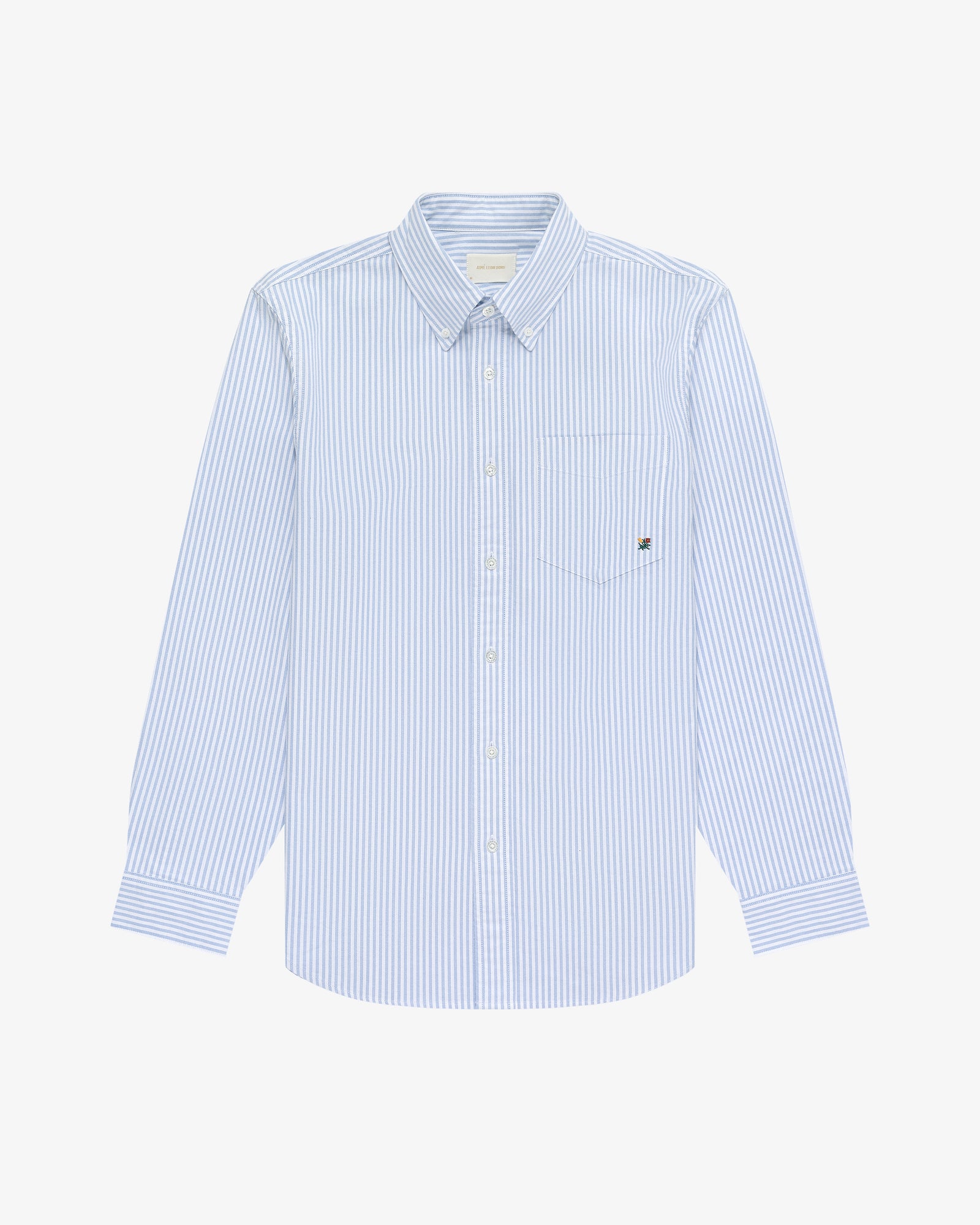 Striped Crest Oxford Shirt Aim Leon Dore Striped Crest Oxford Shirt Aim Leon Dore