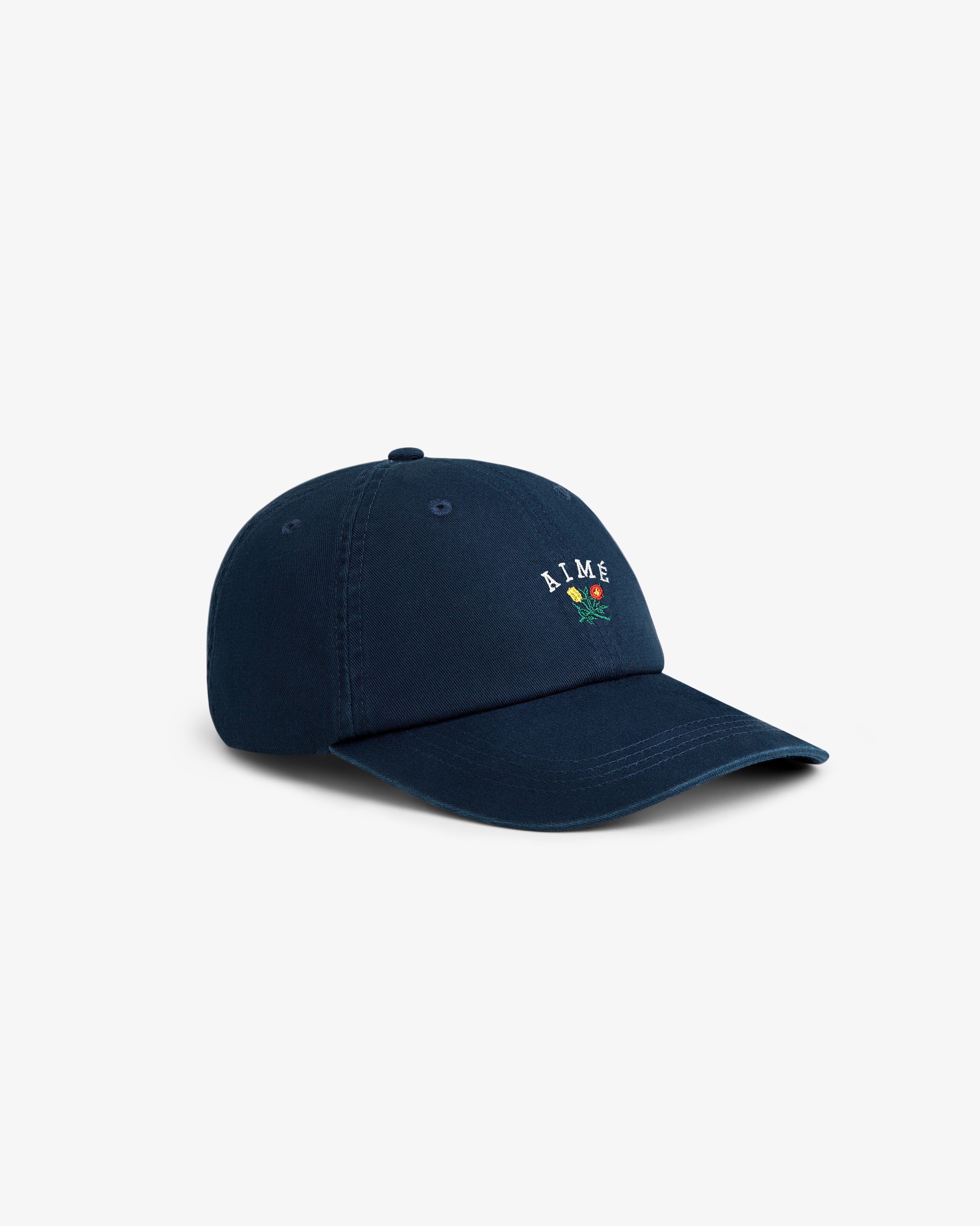 AIME Leon DORE ネイビー 刺繍ロゴ ベースボールキャップ Aime Leon Dore X New Era Yankees Ballpark - Navy Blue Hat - SS22