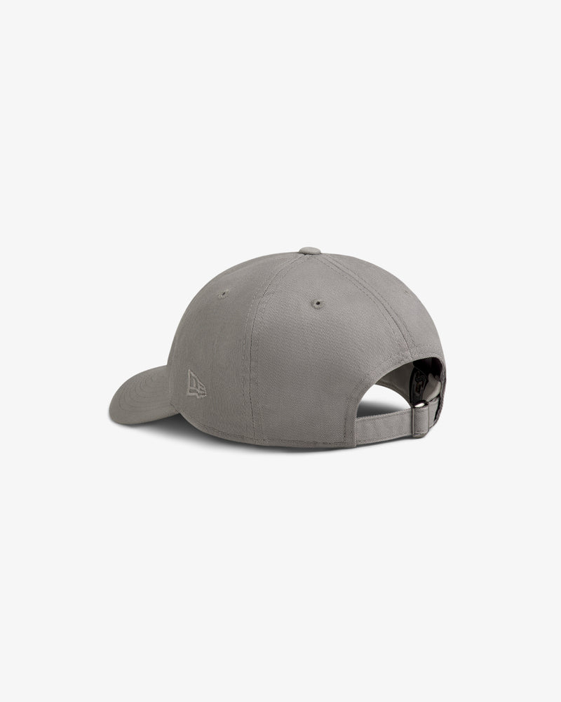 The ALD / New Era Yankees Retro Fit Hat is gray, seen from the back, with a curved brim and adjustable strap.