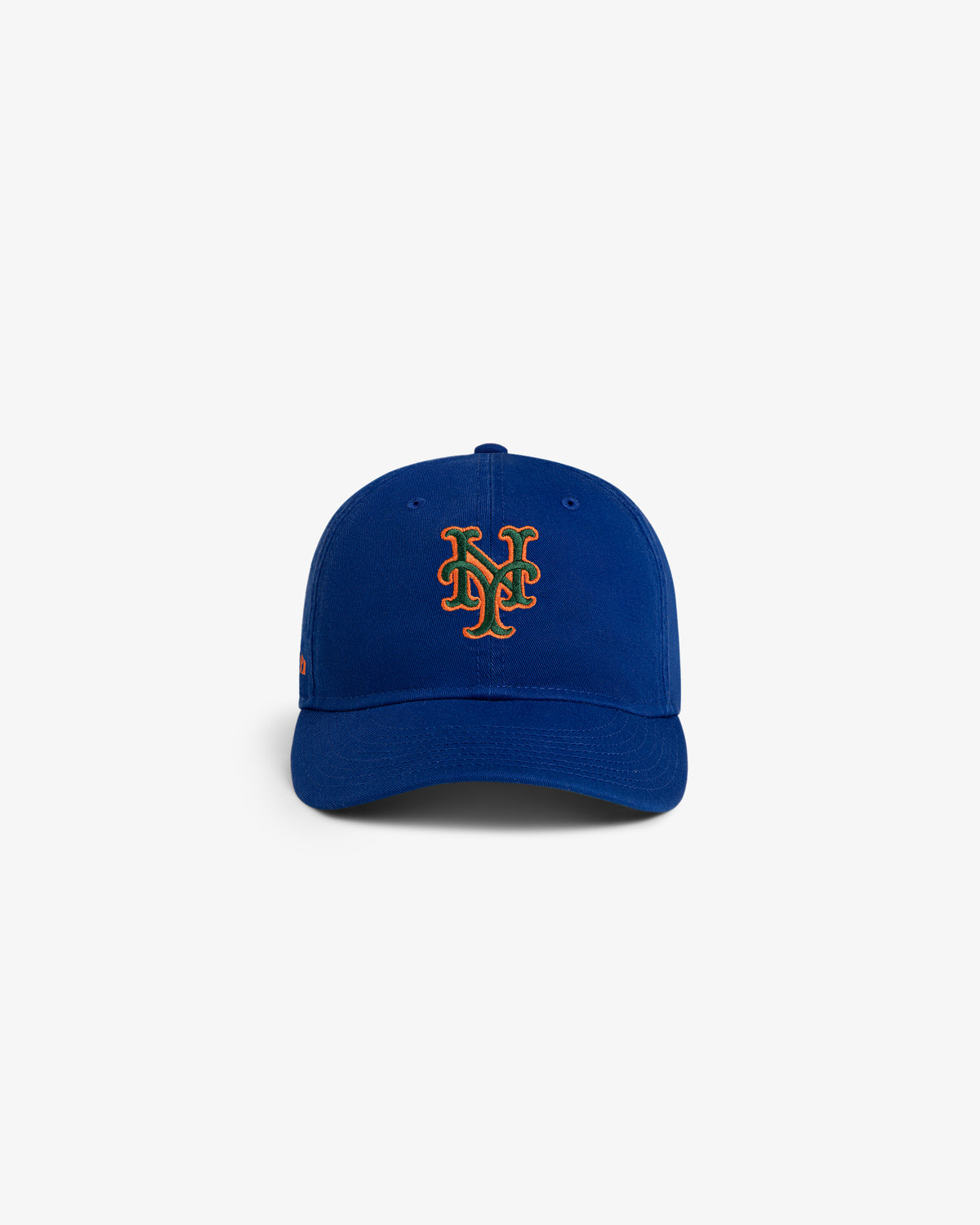 ALD / New Era Mets Retro Fit Hat with orange NY logo, photographed against a plain white background.