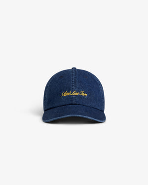 Denim Script Hat