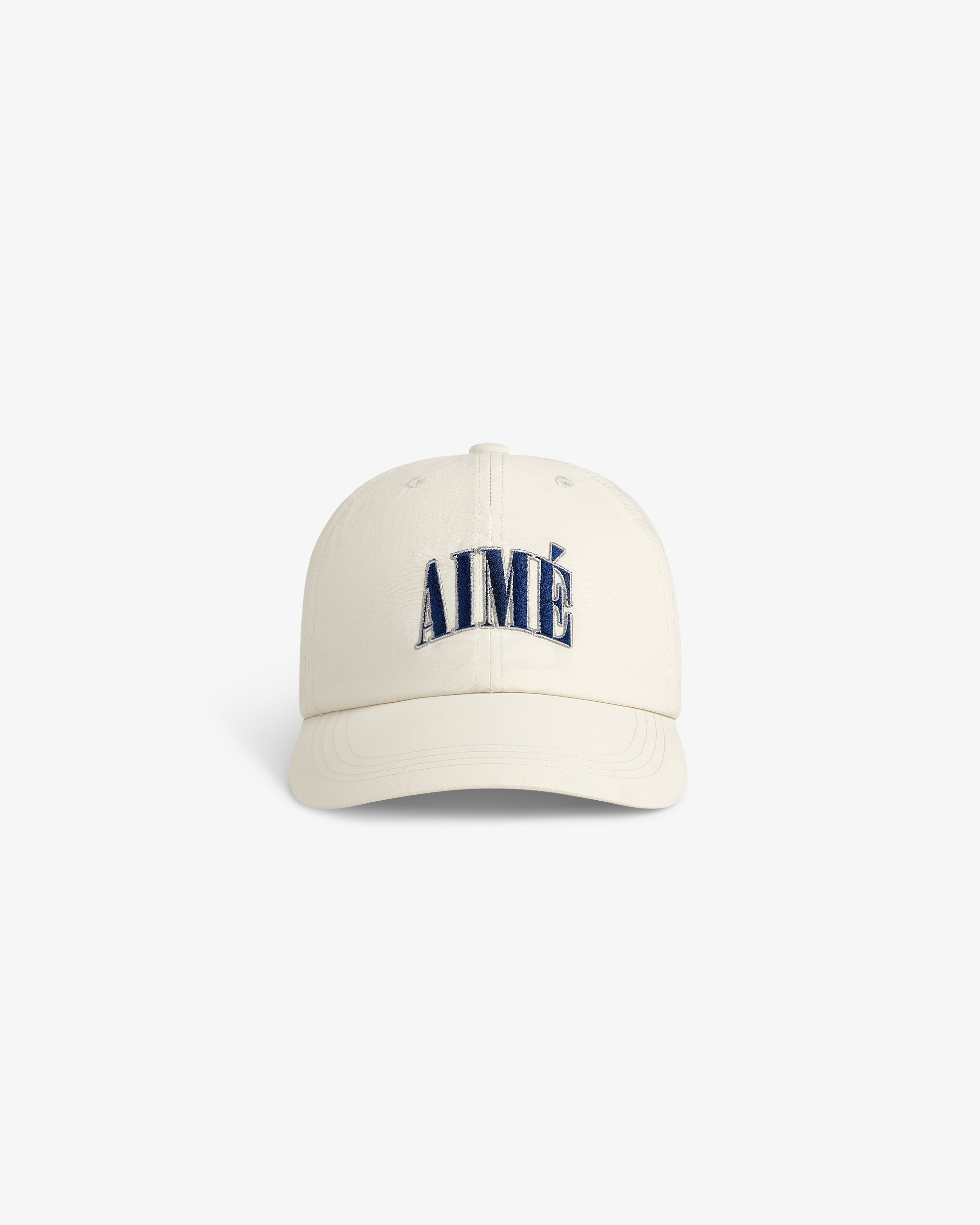 Aime Leon Dore キャップ ホワイト/ネイビー Aime Leon Dore Unisphere Hat Pristine White Navy Snapback Summer