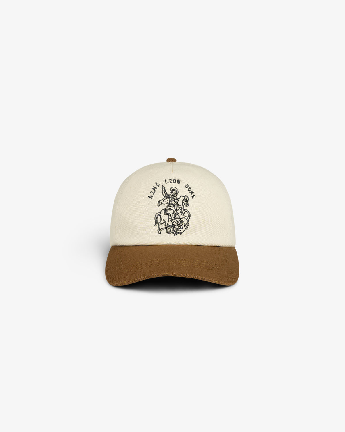Aime Leon Dore Cream Baseball Cap with Gold Logo USD Micro Logo Hat – Aimé Leon Dore main image 3