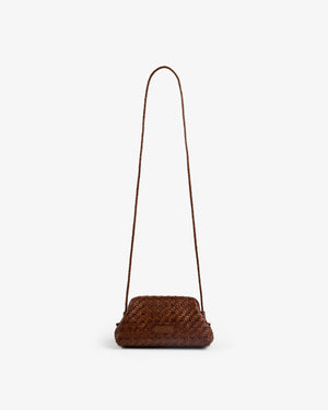 Woven Leather Shoulder Bag