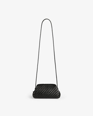 Woven Leather Shoulder Bag
