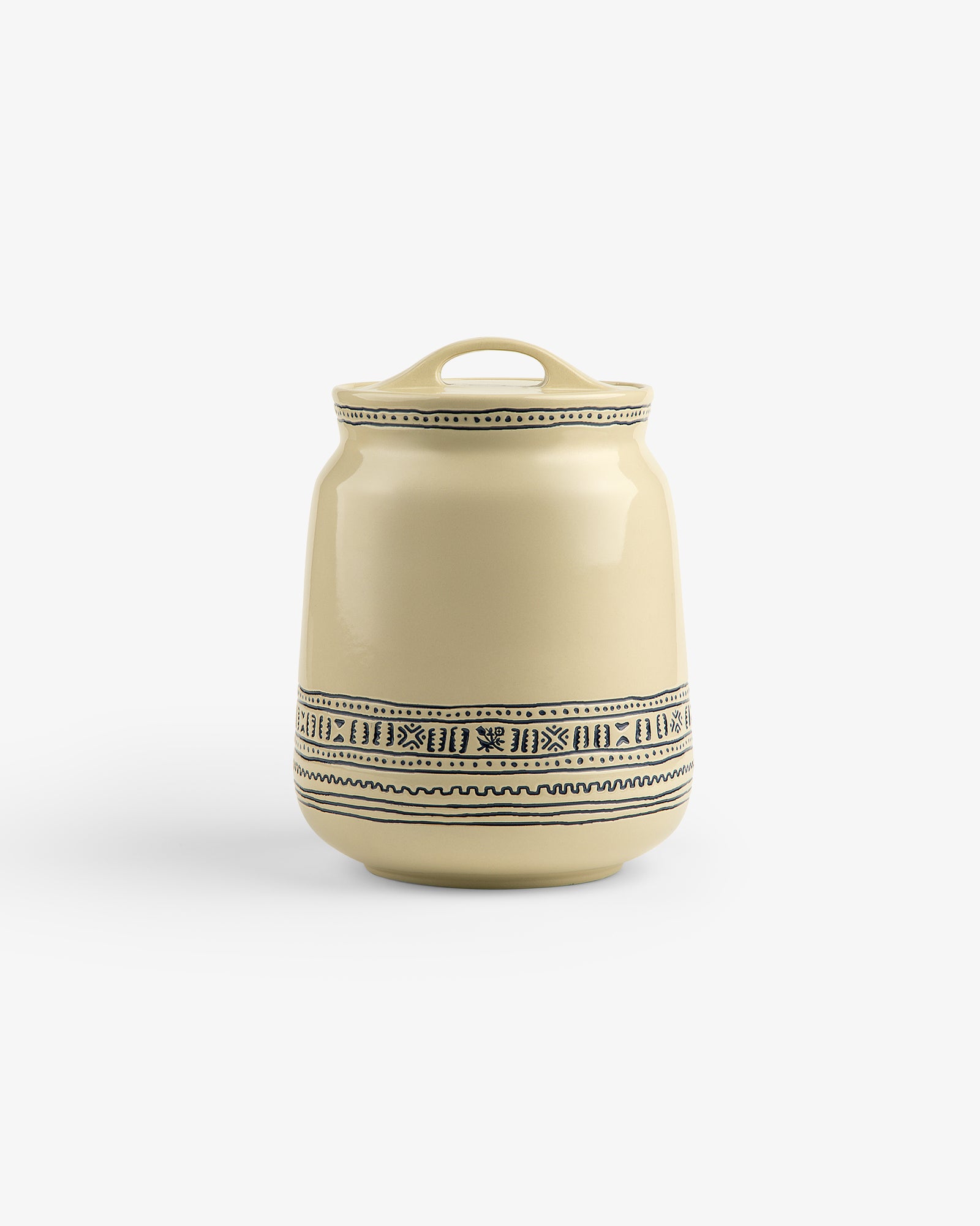 Textile Patterned Treat Jar