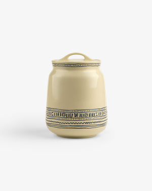 Textile Patterned Treat Jar