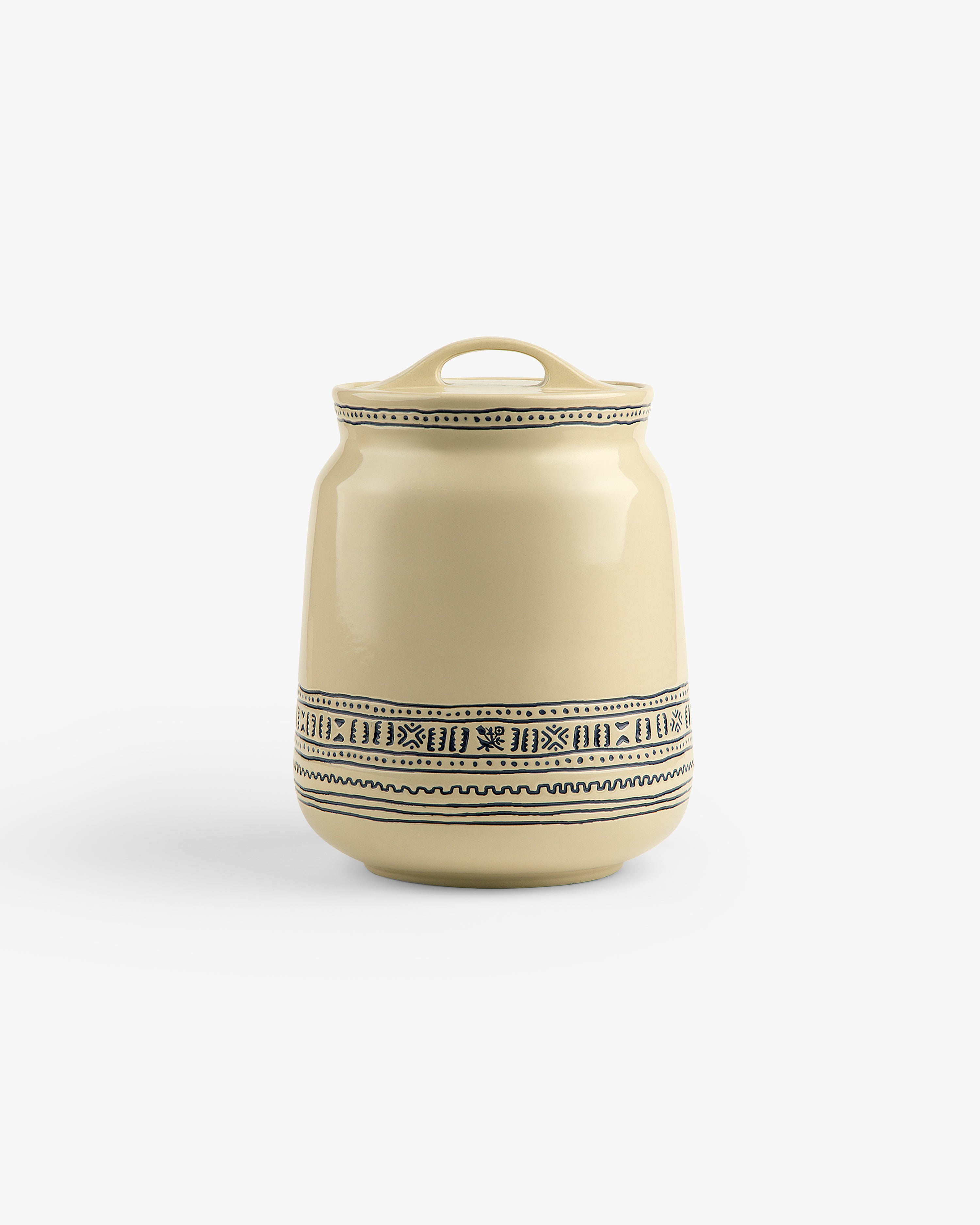 Textile Patterned Treat Jar