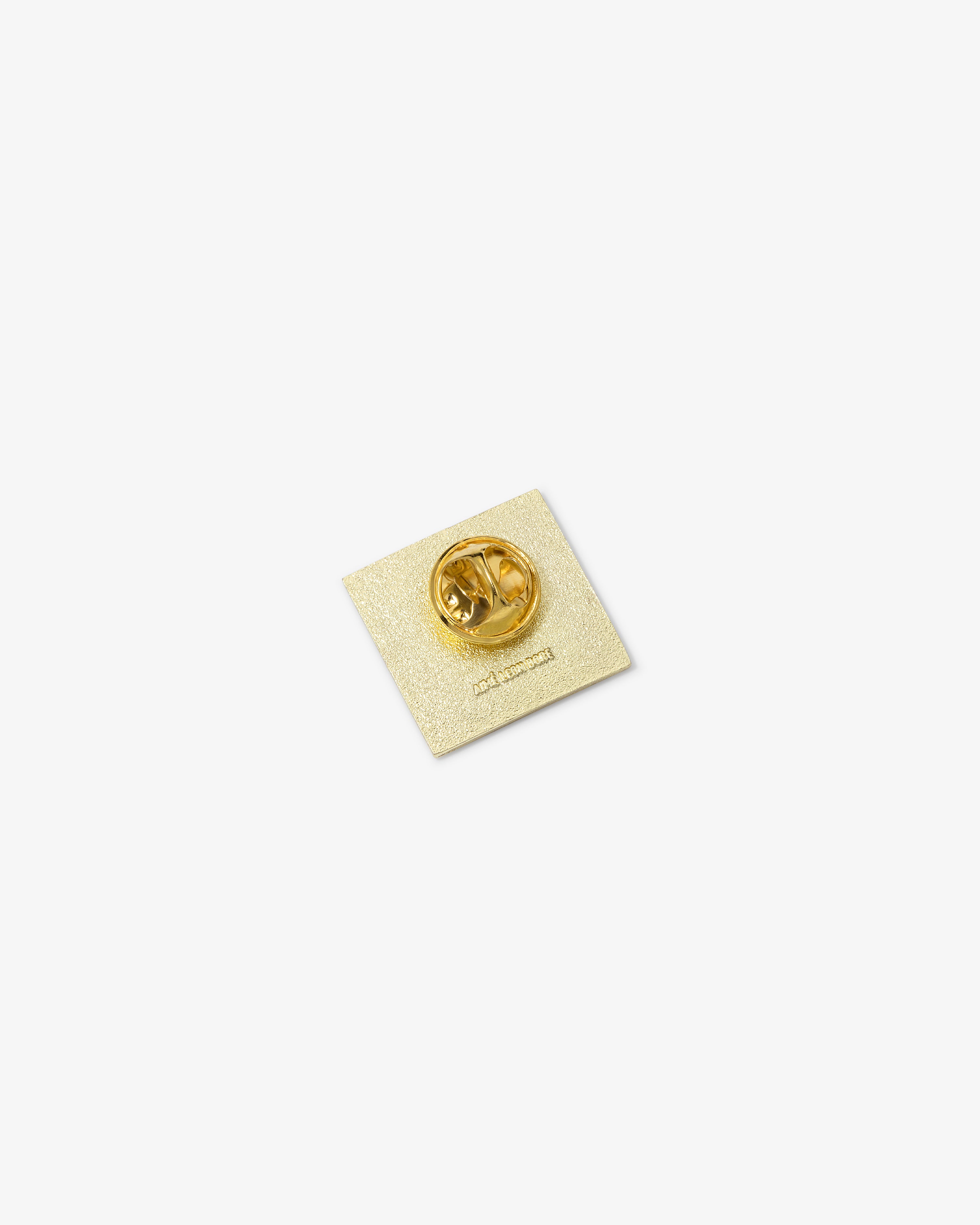 Graphic Pin with a butterfly clutch backing, shown on a white background.