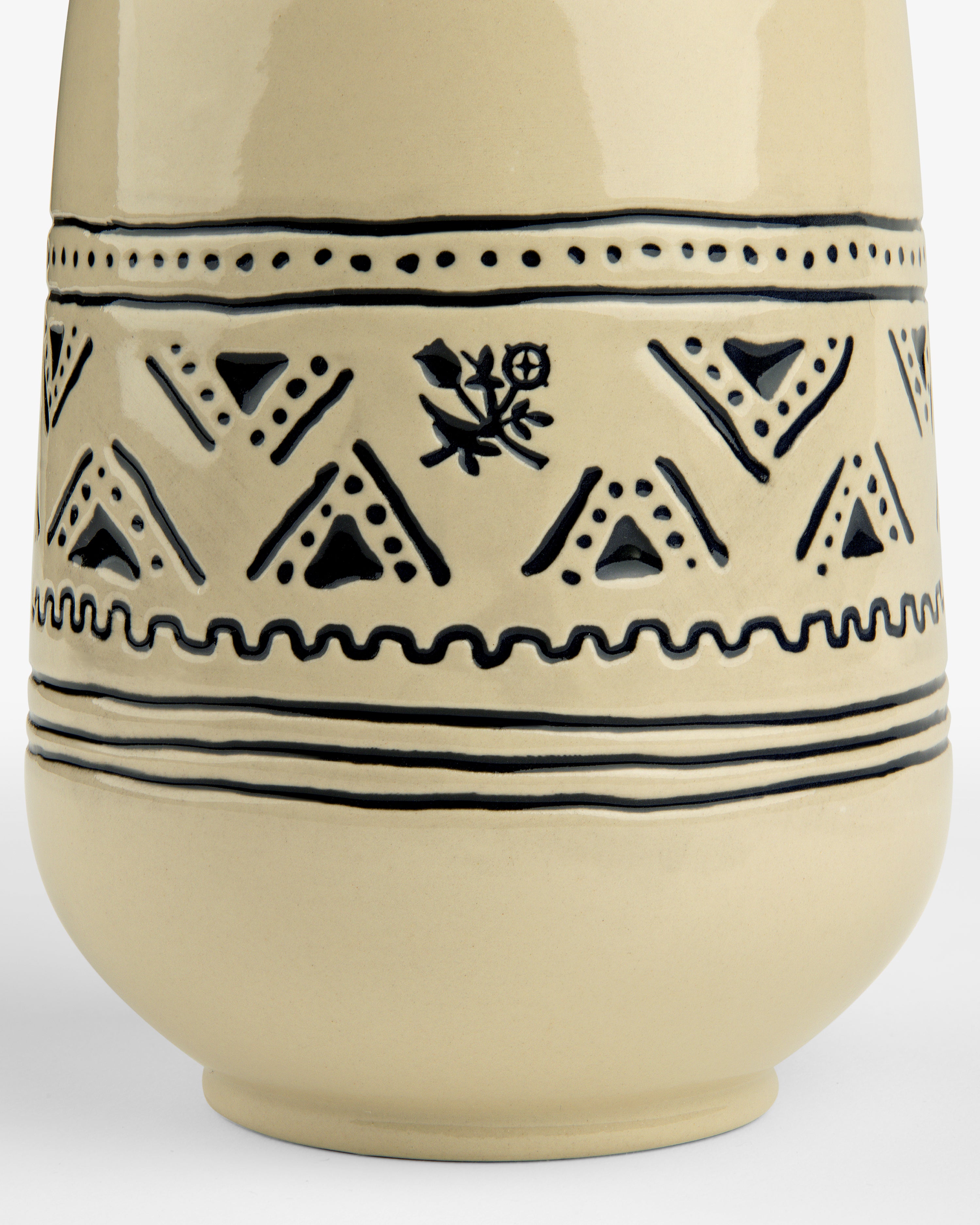 Textile Patterned Vase