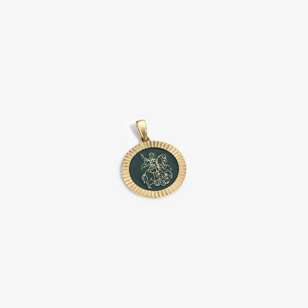 14Kt Gold Saint George Coin Pendant – Aimé Leon Dore